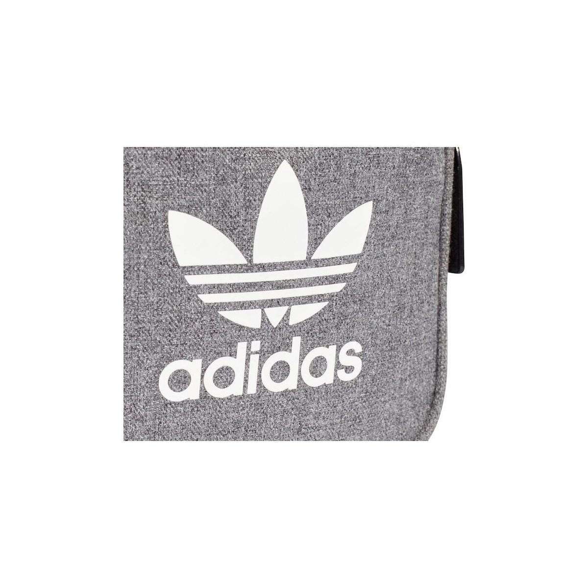 Adidas Grey Logo - Adidas Mini Bag Casual Women's Hip Bag In Grey in Gray for Men - Lyst