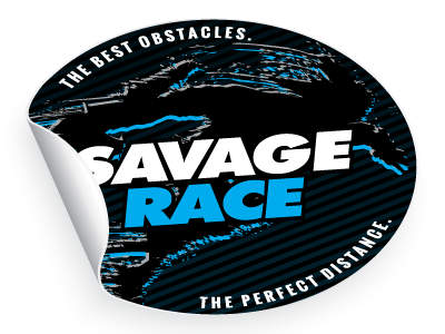 Savage Race Logo - Decal - Savage Race - The World's Best Obstacles - Extreme Mud Runs ...