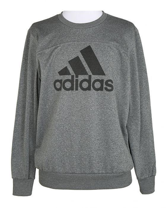 Adidas Grey Logo - Adidas Grey Logo Sweatshirt - M Grey £25 | Rokit Vintage Clothing