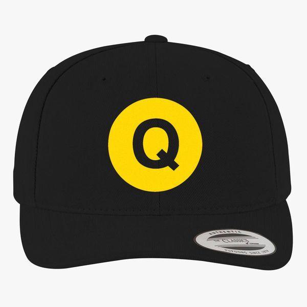 Q Train Logo - Omega Psi Phi Q train logo Brushed Cotton Twill Hat (Embroidered ...