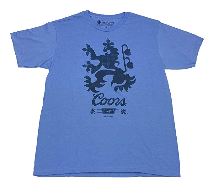 Clothing with Lion Logo - Coors Banquet Beer Lion Logo T Shirt: Clothing