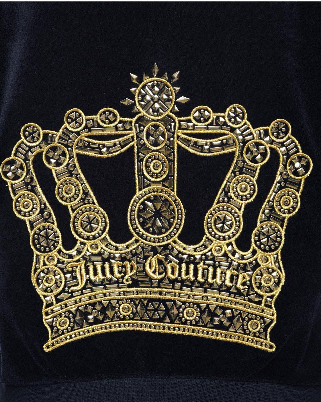 Juicy Couture Logo - Logo Velour Geo Crown Sunset Jacket