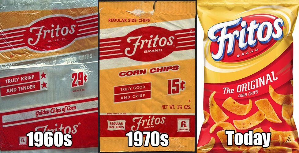 Doritos Old Logo - Here's how 7 chip brands have changed since we were kids