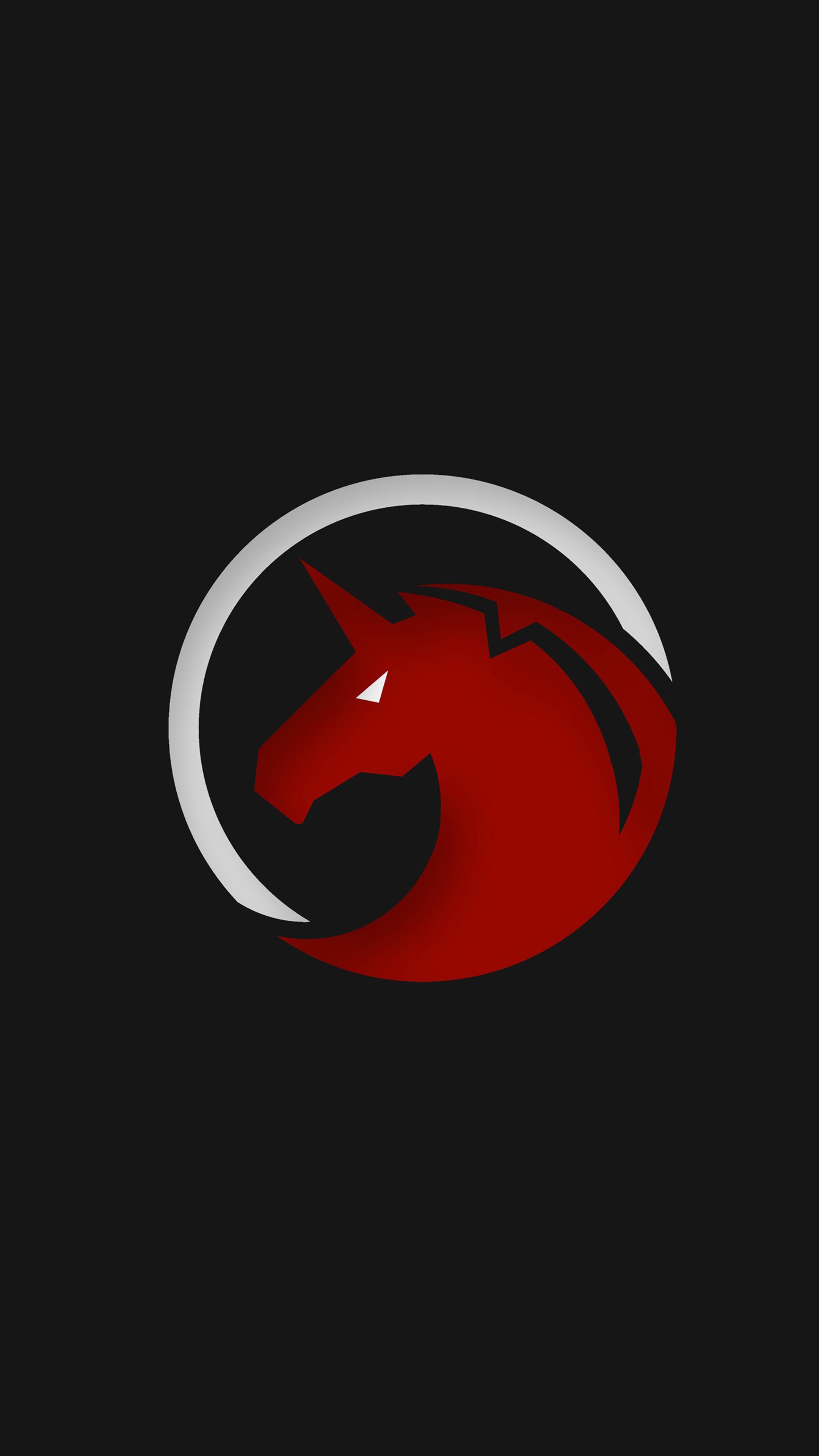 Red Unicorn Logo - 2160x3840 Red Unicorn Logo 4k Sony Xperia X,XZ,Z5 Premium HD 4k ...