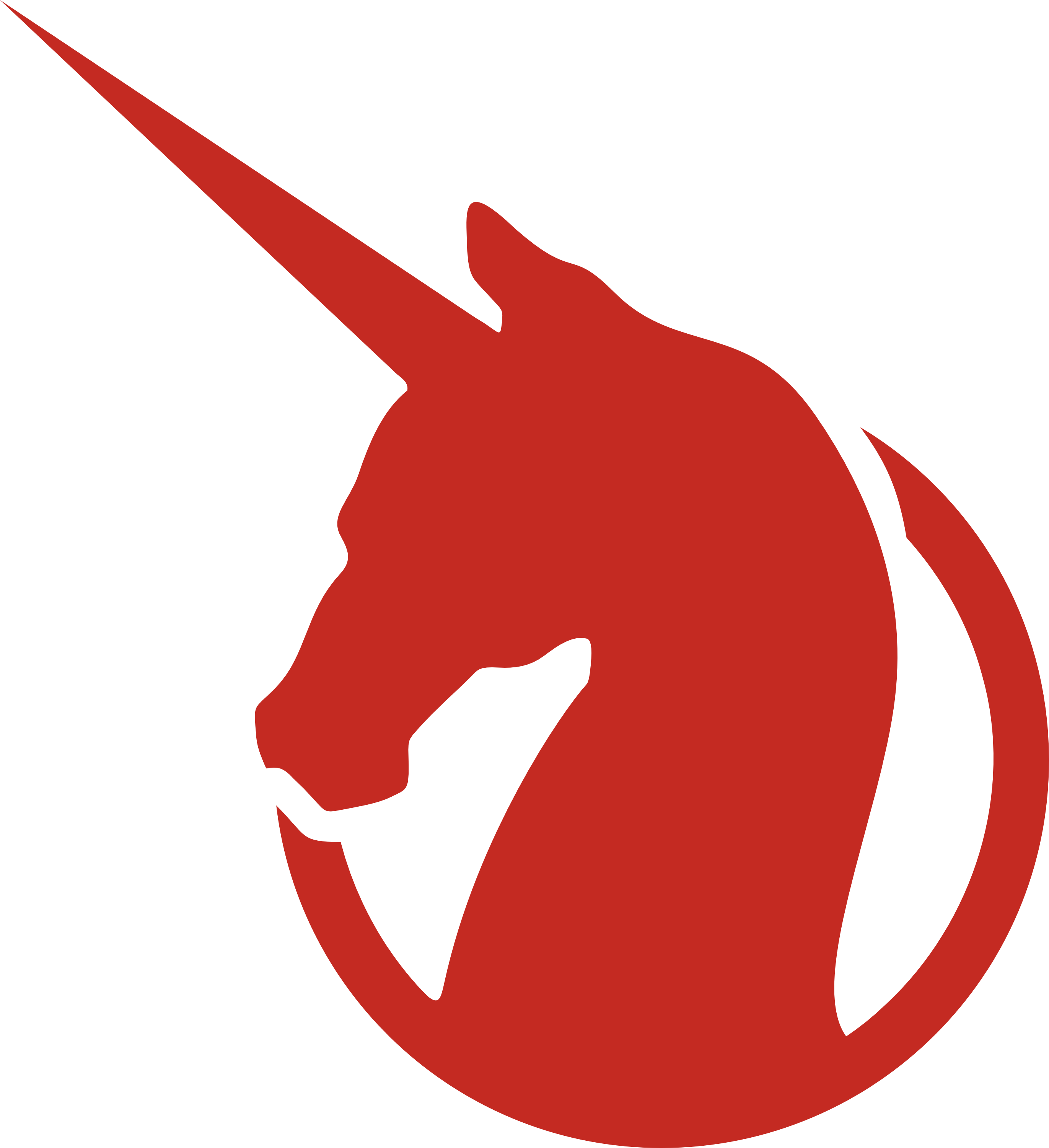 Red Unicorn Logo - Earth Federation Logo Vist Unicorn Simple by | Graphic Design ...