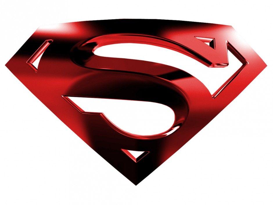 Red Black and White Superman Logo - Superman graphic black and white logo - RR collections
