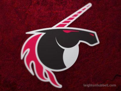Red Unicorn Logo - Red Unicorn Logo by Leighton Hubbell | Dribbble | Dribbble