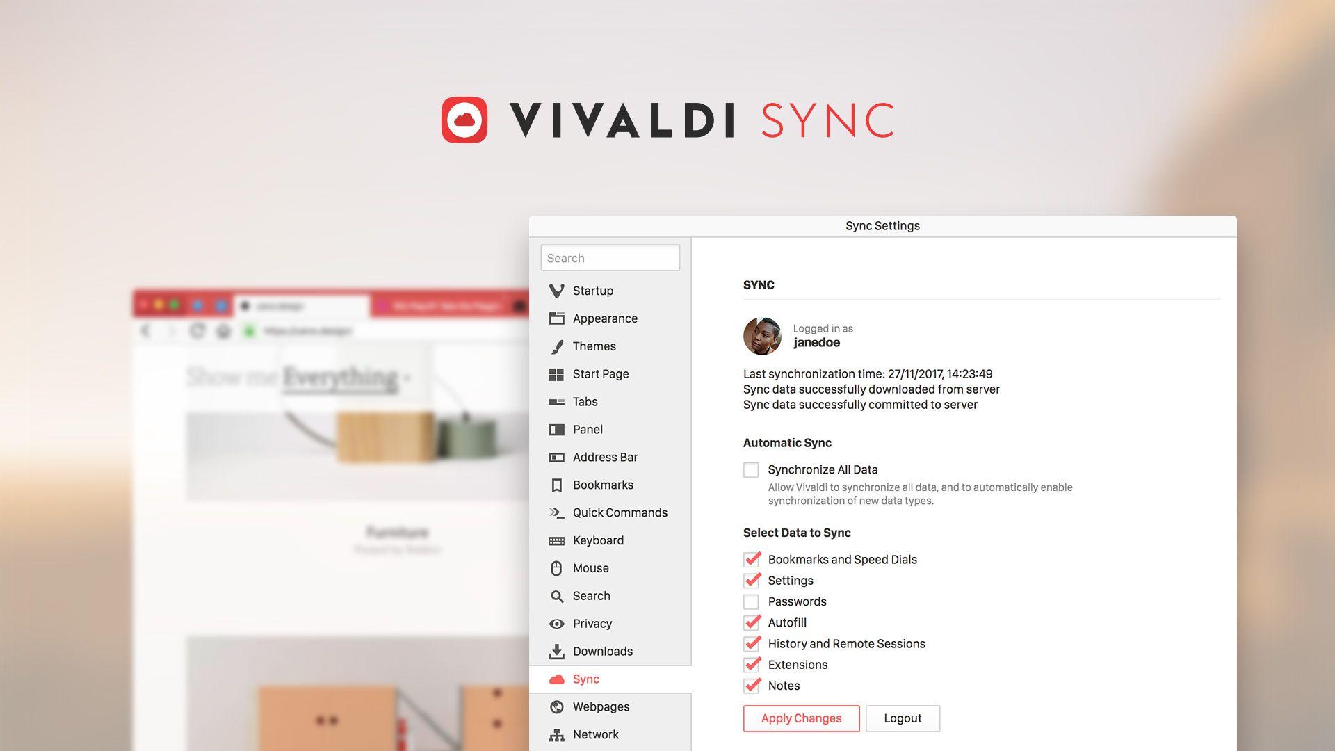 Vivaldi Browser Logo - Sync is Here! Help Us Test It