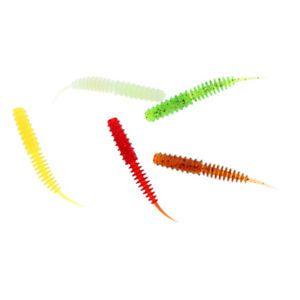 Fishing Worm Logo - 5 Pieces Soft Worm Lures Fishing Maggot Vivid Artificial Baits ...