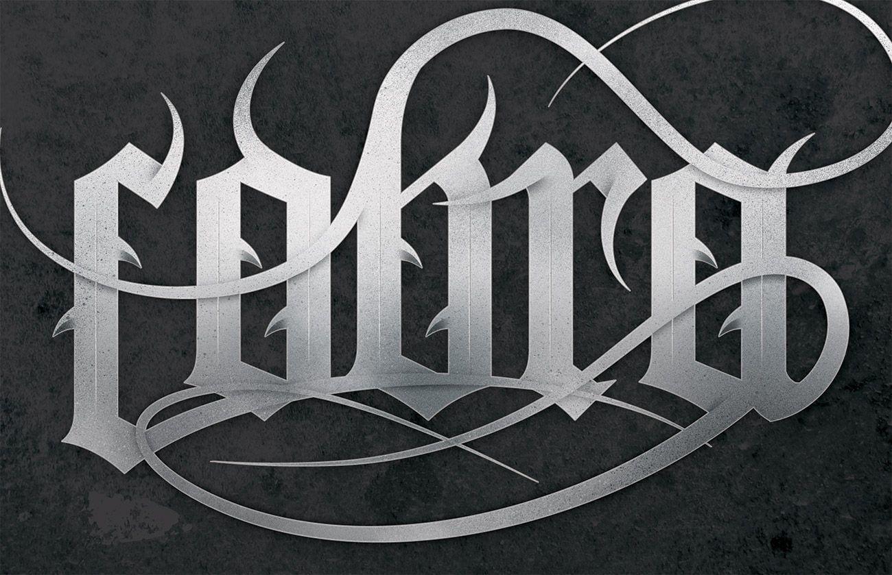 Black Letter Logo - How To Create a Gothic Blackletter Typographic Design
