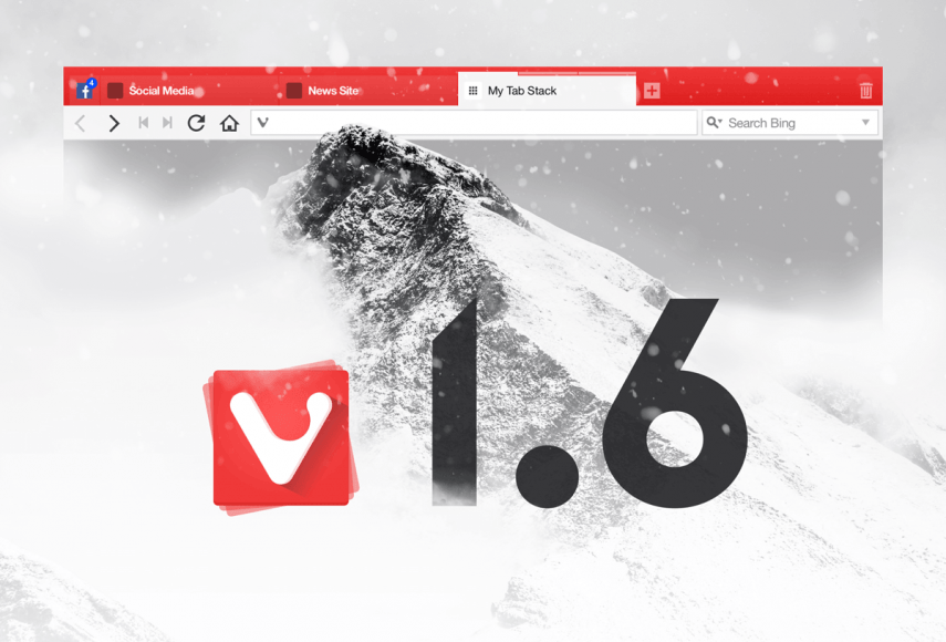 Vivaldi Browser Logo - The latest update to Vivaldi browser for Windows, Mac or Linux