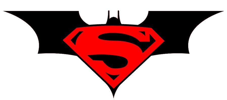 Red Black and White Superman Logo - Batman vs superman image black and white library