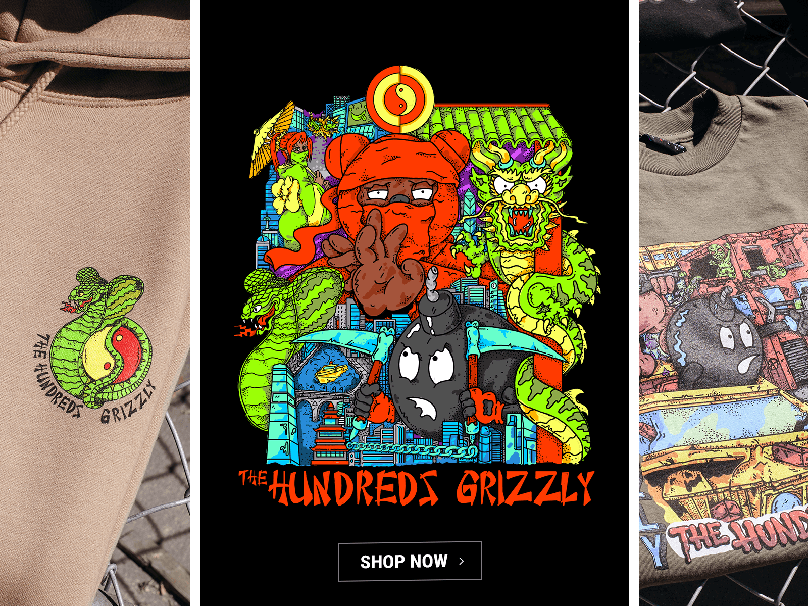 The Hundreds Grizzly Logo - The Hundreds: AVAILABLE NOW :: KC Ortiz for The Hundreds X Grizzly ...