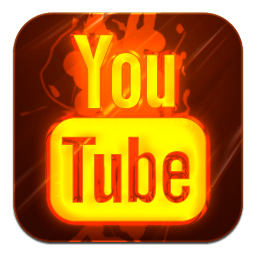 Custom YouTube Logo - Youtube Icon | Hot Burning Social Iconset | GraphicsVibe