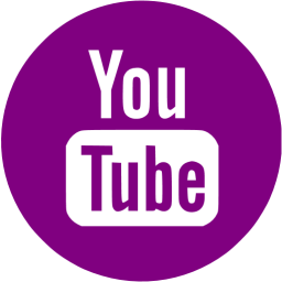 Custom YouTube Logo - Purple youtube 4 icon - Free purple site logo icons