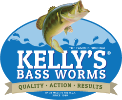 Fishing Worm Logo - Kellys Scented Worms Plastic Pre Rigged Worms Bass Fishing Lures