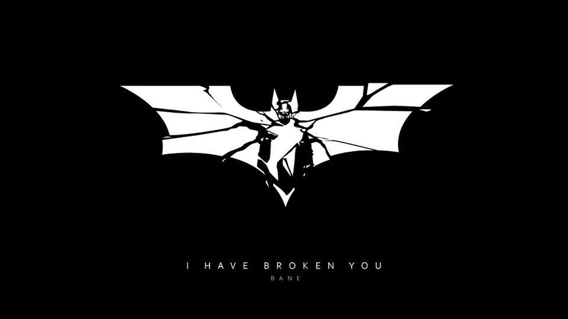 Broken Batman Logo - Batman