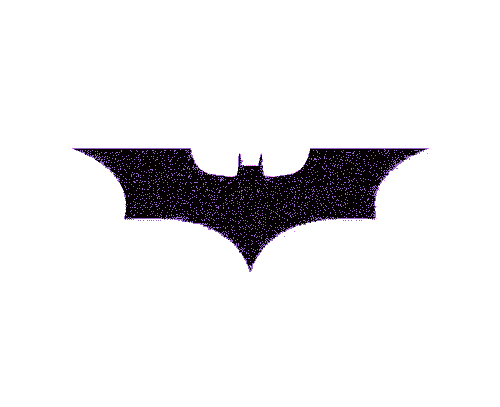 Broken Batman Logo - Art glitch batman GIF on GIFER