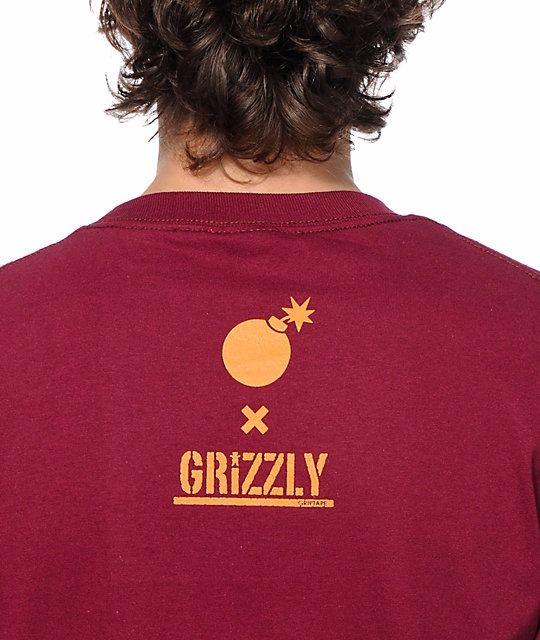 The Hundreds Grizzly Logo - Camiseta Grizzly Grip X The Hundreds Grain Bear Original$ 50