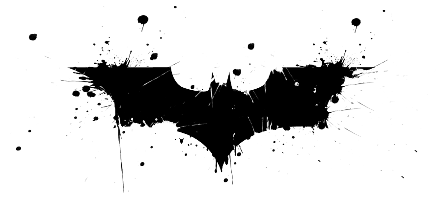 Broken Batman Logo - batman begins