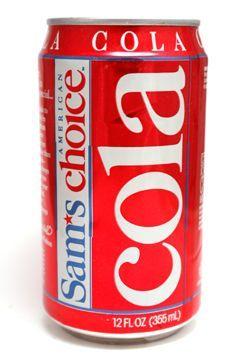 Sam's Choice Cola Logo - Sam's Choice Cola. Sam's Choice is using the halo effect from Coca ...