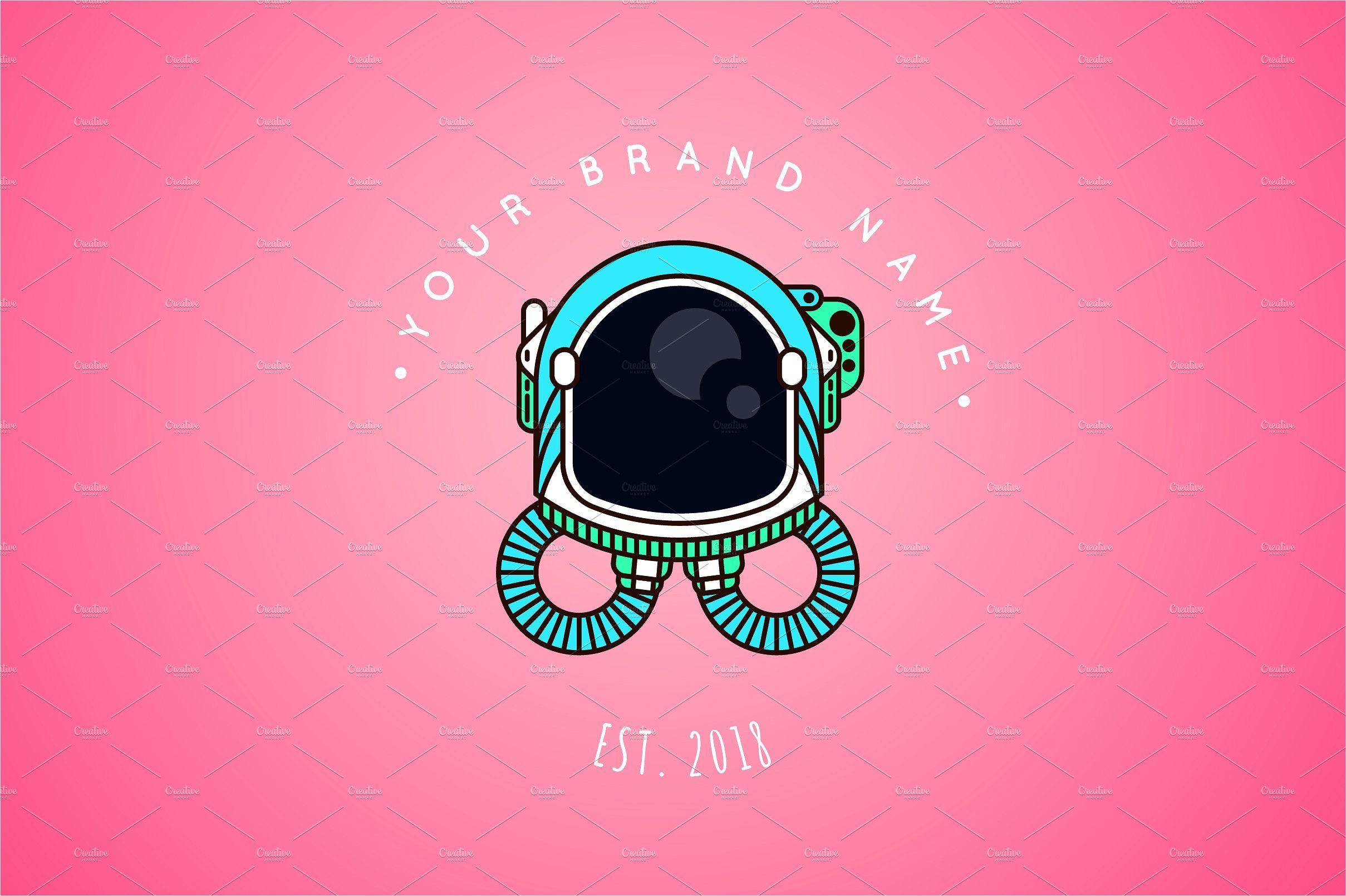 Astronaut Logo - Astronaut Logo ~ Logo Templates ~ Creative Market