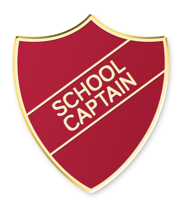 Green Yellow Shield Logo - School Captain Shield - Made by Cooper