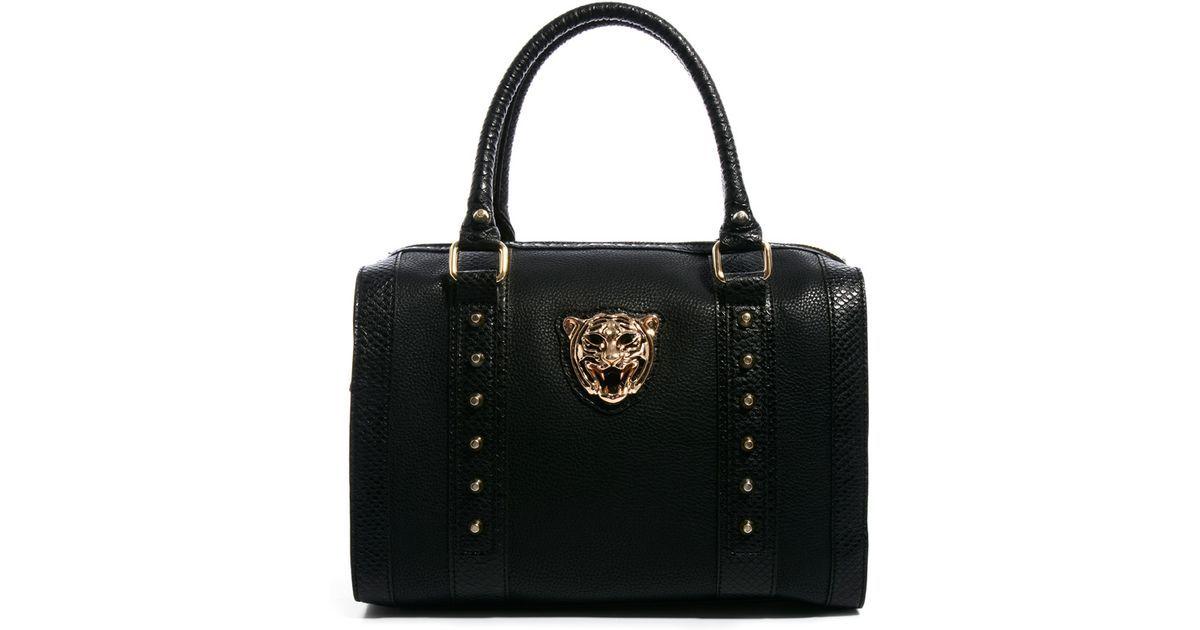 Purse with Lion Logo - Lyst Aldo Bardonia Lion Head Bowling Bag in Black
