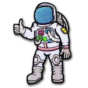 Astronaut Logo - Space Explorer Patch Iron On Sew Astronaut Nasa Logo Planet Cartoon ...