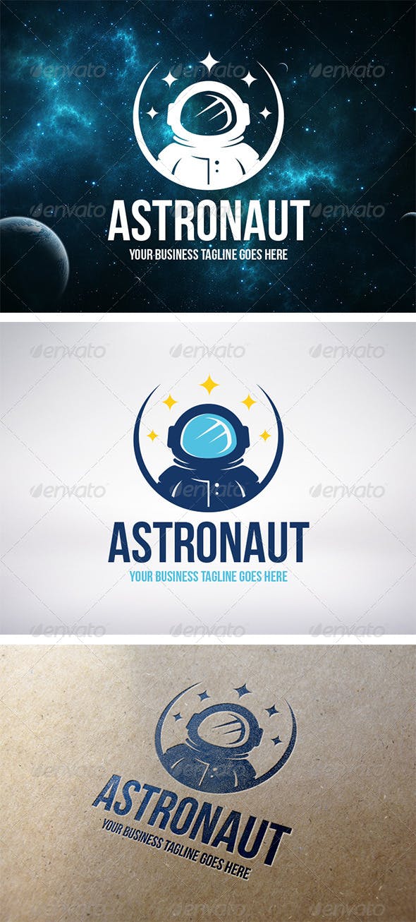 Astronaut Logo - Astronaut Logo Template
