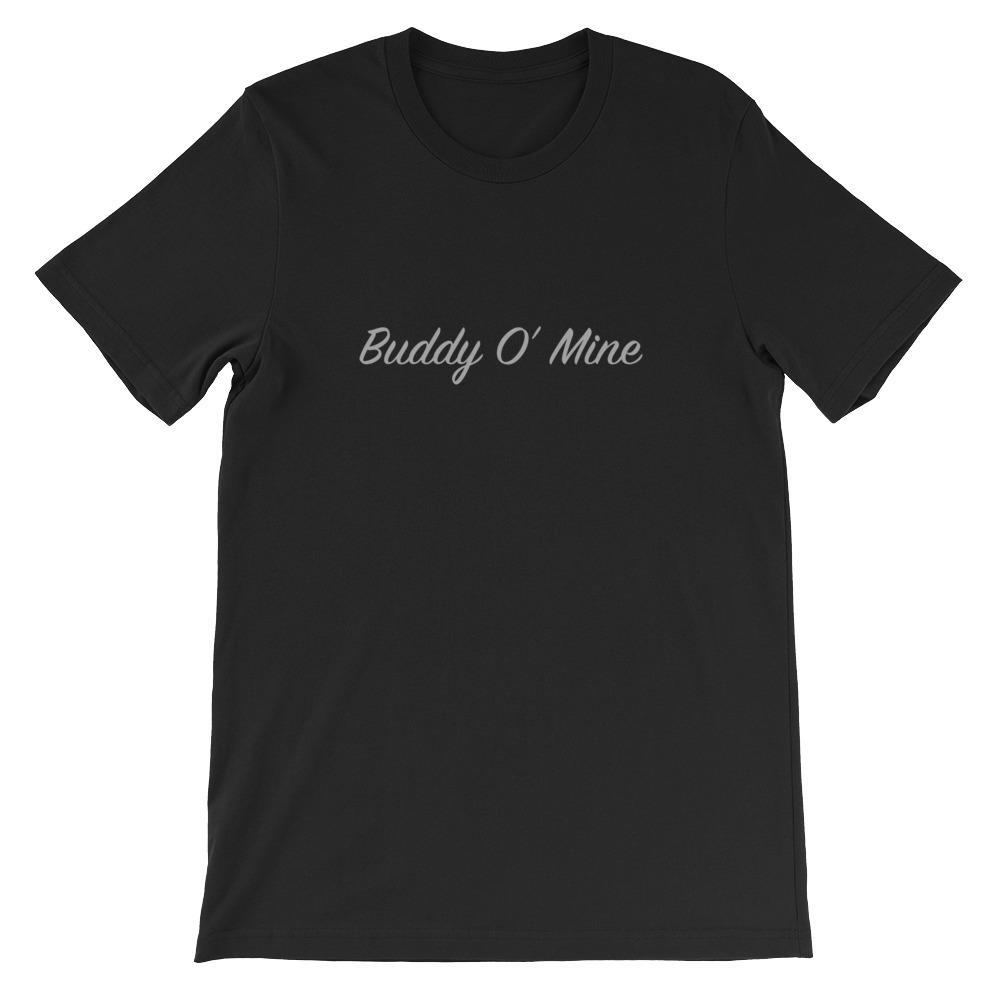 Buddy Name Logo - Buddy Grey Brand Name Logo Tee – Buddy O' Mine