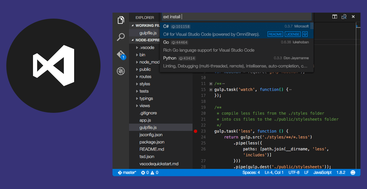 Visual Studio Online Logo - Visual Studio Code - Code Editing. Redefined