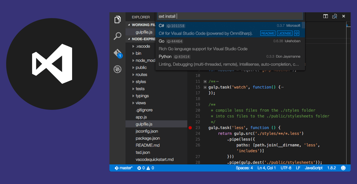 Visual Studio 2013 Logo - Download Visual Studio Code - Mac, Linux, Windows