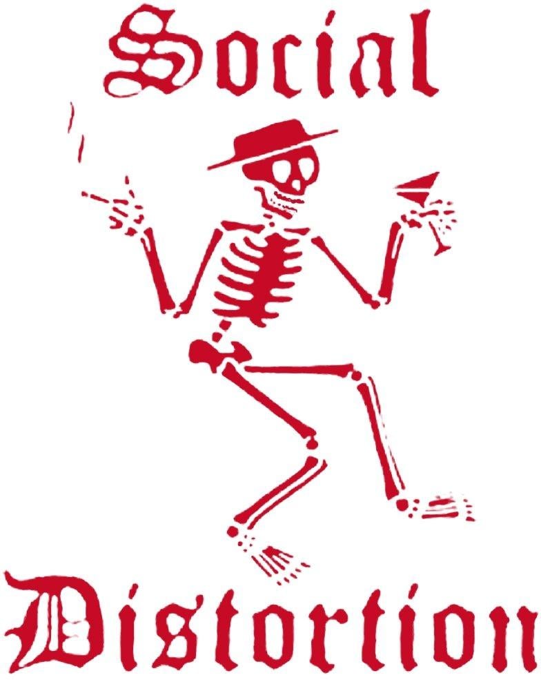 Social Distortion Logo - Social Distortion Logo Rub On Sticker