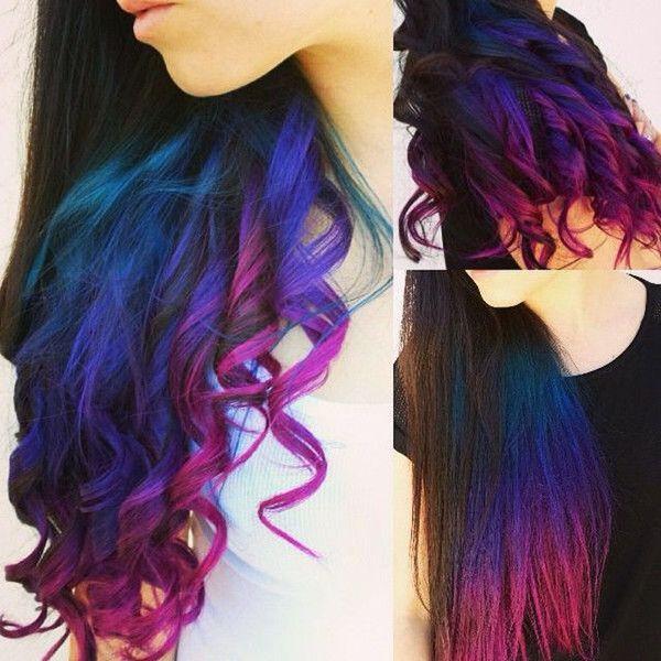 Ombre Colored Logo - How to Dip Dye Your Hair at Home with Three Different Styles