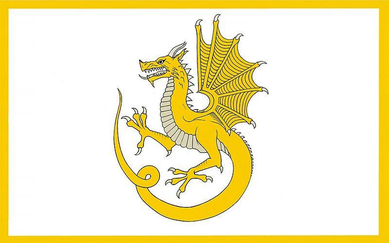 Gold Dragon Crest Logo - The Golden Dragon of Wales: A Glyndwr Rebellion TL. Alternate