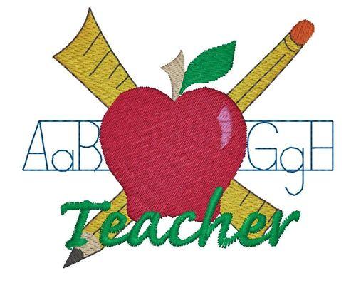 Teacher Logo - LOGO - Teacher's Apple 2