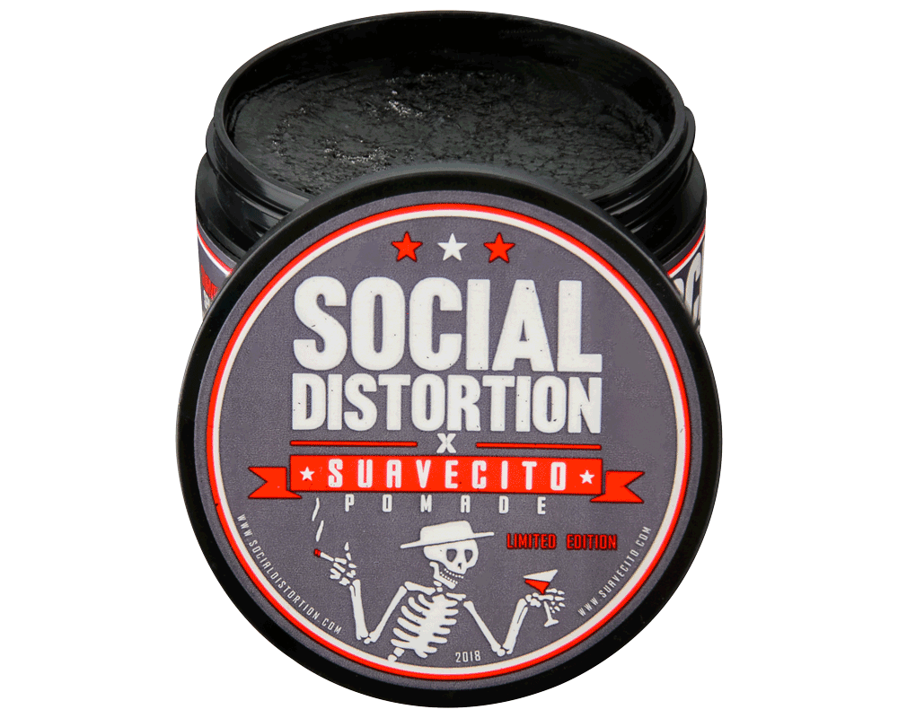 Social Distortion Logo - Suavecito x Social Distortion Original Hold Pomade