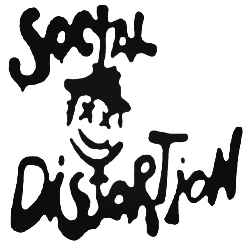 Social Distortion Logo - Social Distortion Face Decal Sticker