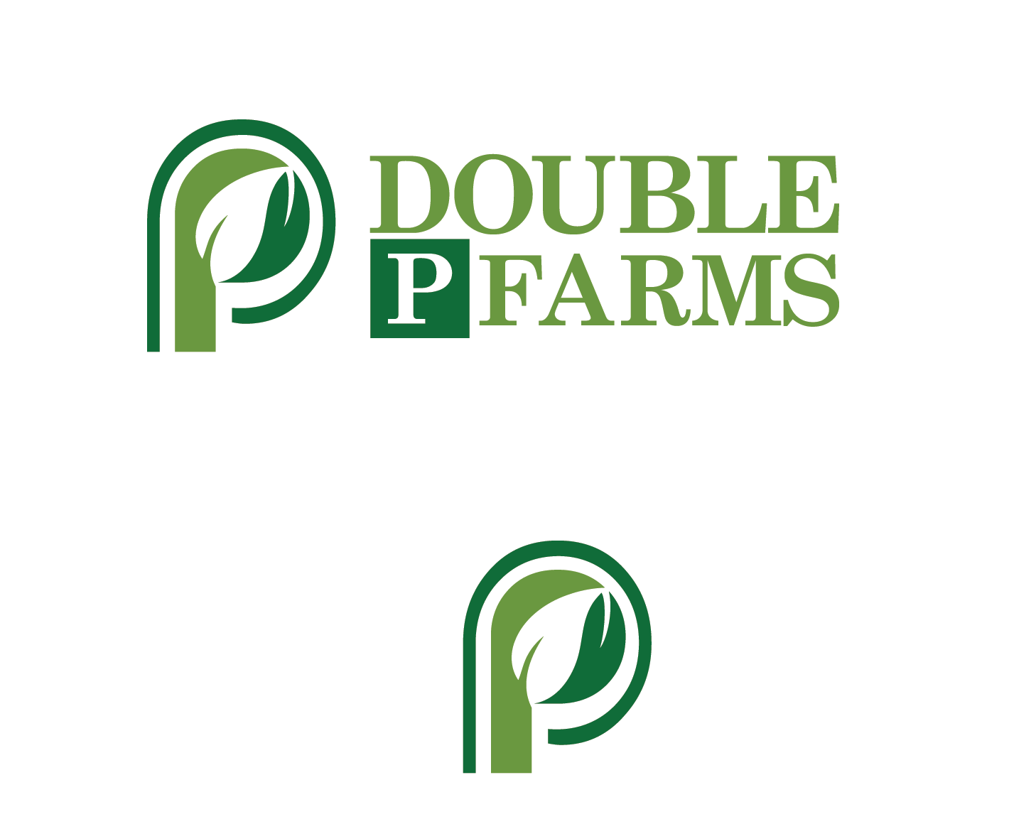 Double P Logo - Bold, Masculine Logo Design for Double P Farms by Om Muruga. Design