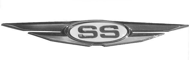 SS Car Logo - Chromax Chrome Wing with Silver SS Emblem | ShopSAR.com