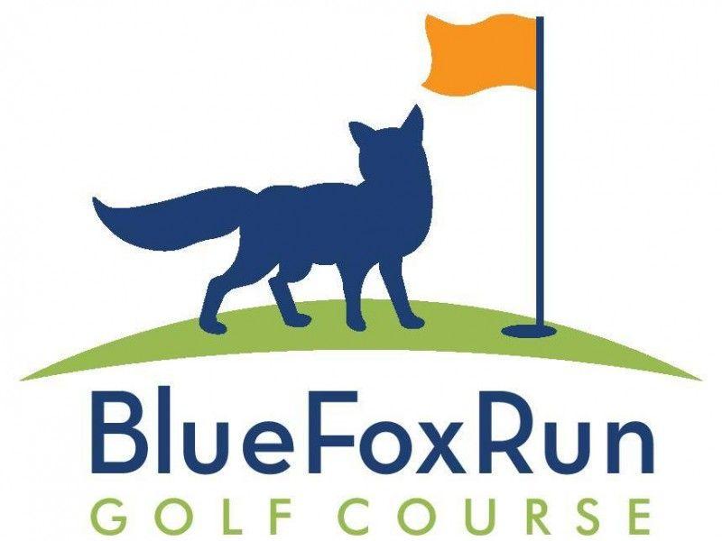 Black and Blue Fox Logo - Blue Fox Run Golf Course