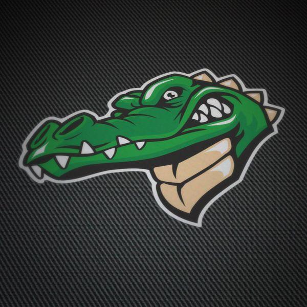 Alligator Sports Logo - Animal stickers | MuralDecal.com