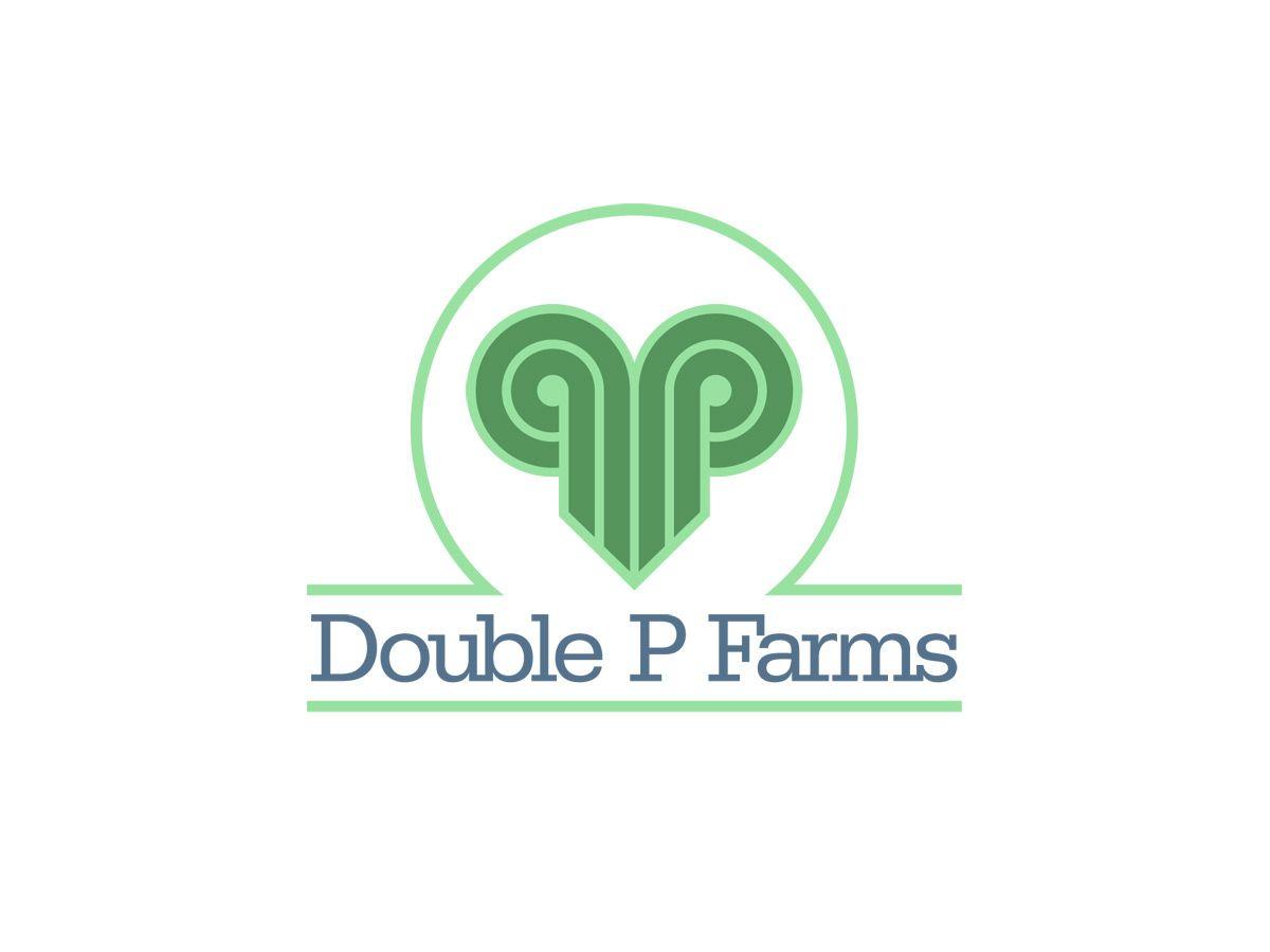 Double P Logo - Bold, Masculine Logo Design for Double P Farms