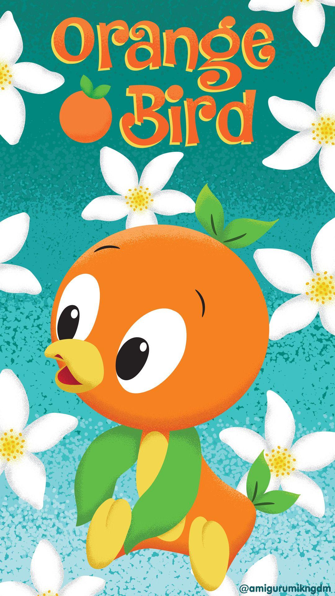 Little Orange Bird Logo - Jou's Walt Disney World Designs — Cute Little Orange Bird wallpaper ...