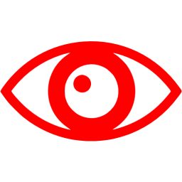 Red Eye Logo - Red eye 3 icon - Free red eye icons