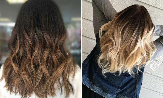 Ombre Colored Logo - 21 Stylish Ombre Color Ideas for Brunettes | StayGlam