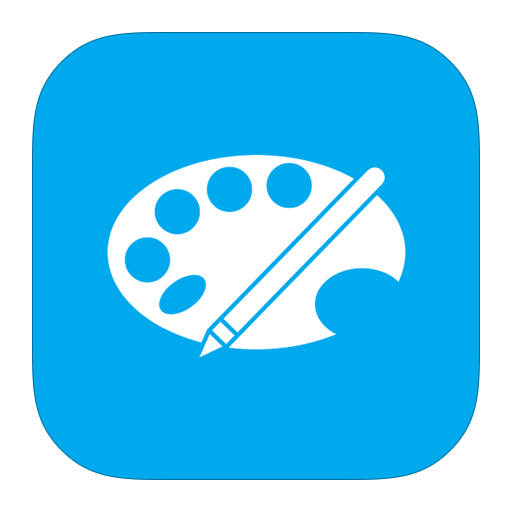 Paint App Logo - MetroUI Apps Paint Icon. iOS7 Style Metro UI Iconet