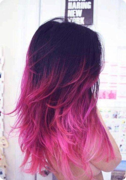 Ombre Colored Logo - Best Ombre Hair Color Ideas for Blond, Brown, Red and Black Hair