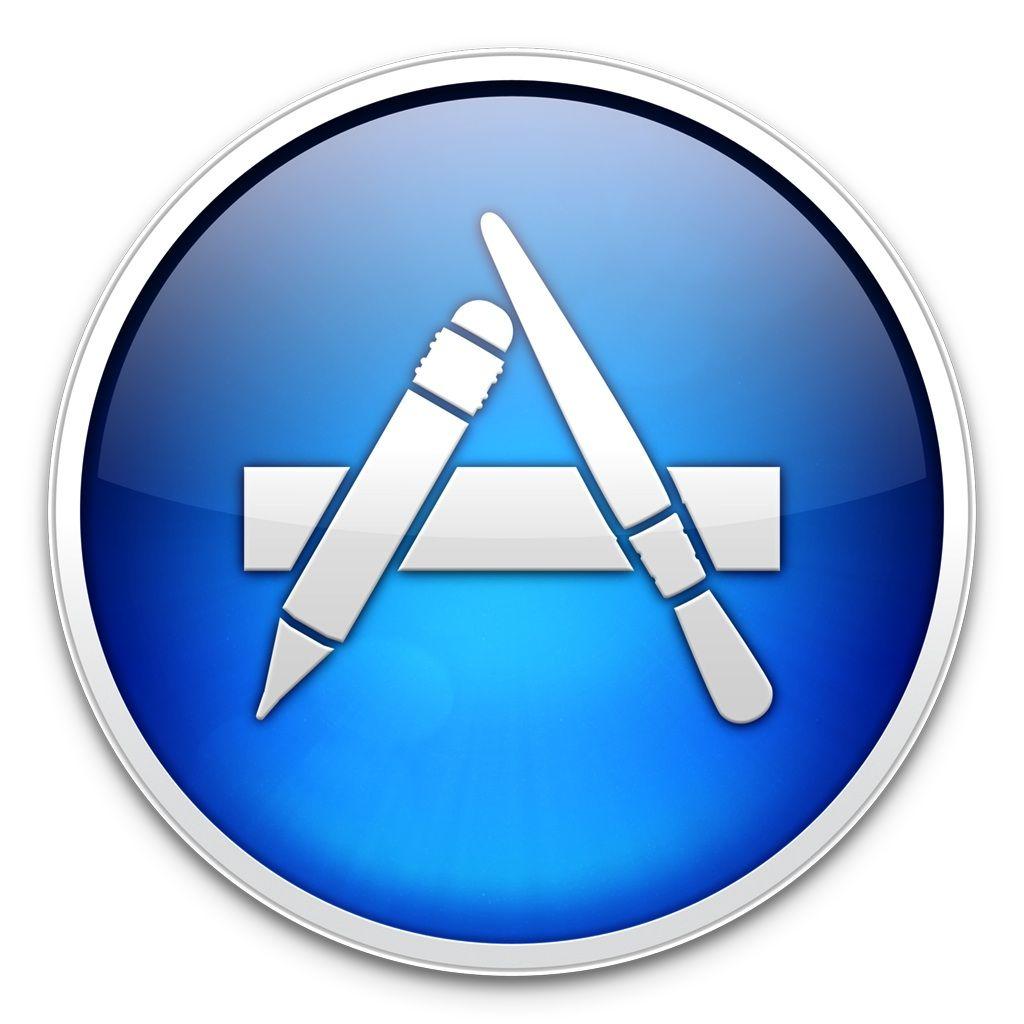 Paint App Logo - App Store logo has a pencil and paint brush in it